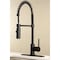 Gourmetier LS8770DL Concord Single-Handle Pre-Rinse Kitchen Faucet, Matte Black LS8770DL - alternate 3